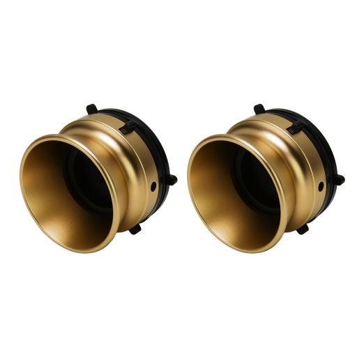 Magnetofon szpulowy z polerowanego aluminium, adapter koncentratora NAB