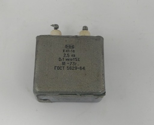 KONDENSATOR 2.5kV 0.1uf +\- 5% radziecki