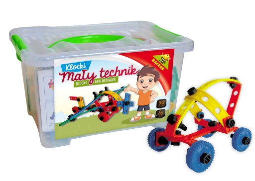 Klocki Mały technik 160el. 3+