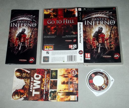DANTE'S INFERNO PSP jak GOD OF WAR podróż do piekła PREMIEROWA UNIKAT