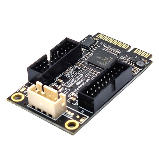 PCIe Expansion Card 4 Port Riser Card Small 4PIN