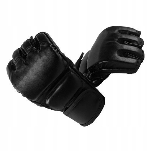RĘKAWICZKI NA SIŁOWNIĘ RĘKAWICE DO MMA CZARNY