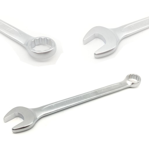 KLUCZ PŁASKO OCZKOWY 17 mm KLUCZE PŁASKIE OCZKOWE