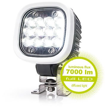 Lampa LED robocza 7000lm 12LED rozproszone 1207