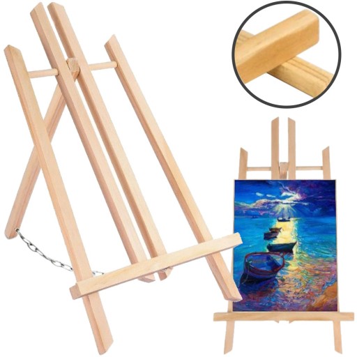 MAŁA SZTALUGA DREWNIANA 52 CM SZTALUGI STOŁOWA