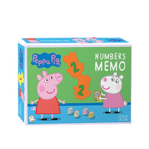 MEMORY DLA DZIECI GRA PAMIĘCIOWA LICZBY PEPPA GRA