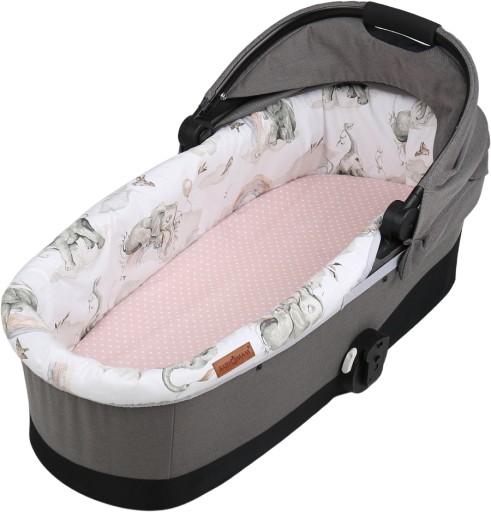 WKŁADKA DO WÓZKA GONDOLI + PRZEŚCIERADŁO ZESTAW BABYMAM