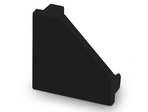 ZAŚLEPKA ZATYCZKA ZAKOŃCZENIE LISTWY LED 17x17mm CZARNA