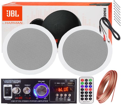 JBL GŁOŚNIKI SUFITOWE NAGŁOŚNIENIE USB BLUETOOTH