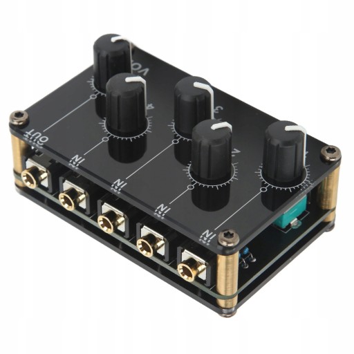 Mikser audio 4 wejście 1 wyjście Mini karta