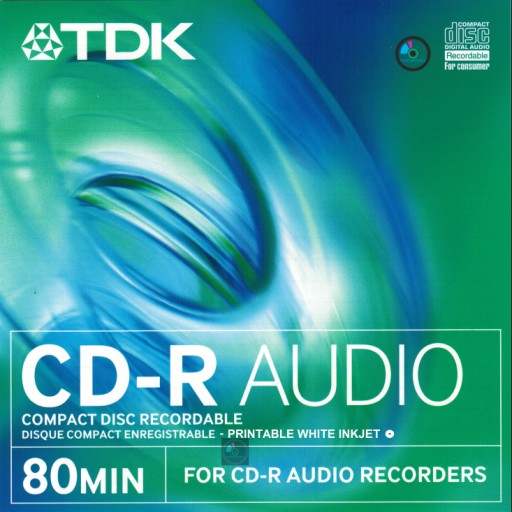 TDK CD-R Music CD-R Audio Printable 1szt