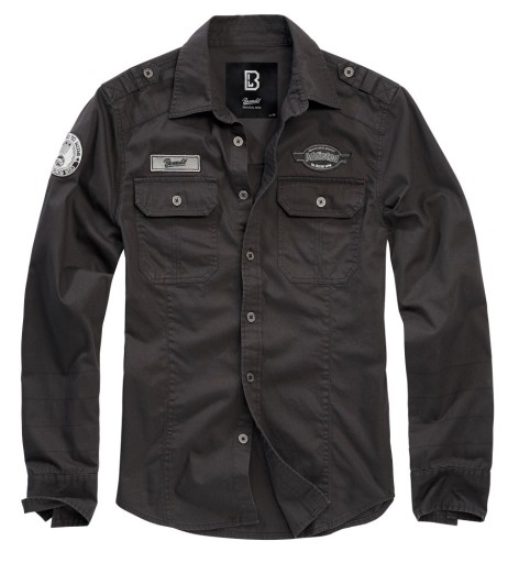 Koszula BRANDIT Luis Vintageshirt black XXL
