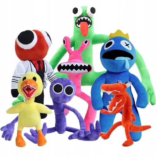 ZESTAW 7 X MASKOTKA RAINBOW FRIENDS KOMPLET