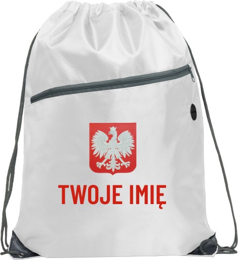 Worek piłkarski na strój z nadrukiem Worek treningowy dla Dzieci z Imieniem