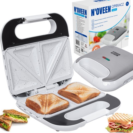 OPIEKACZ DO KANAPEK SANDWICH TOSTER CERAMIC 800W