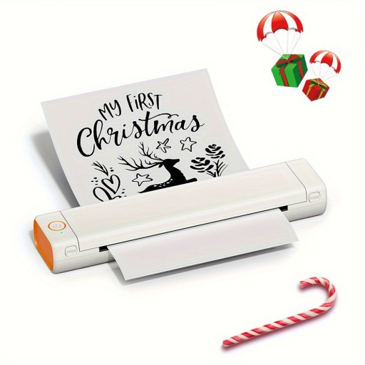 M08F Portable Printer, Lightweight And Compact Thermal Mobile Printer