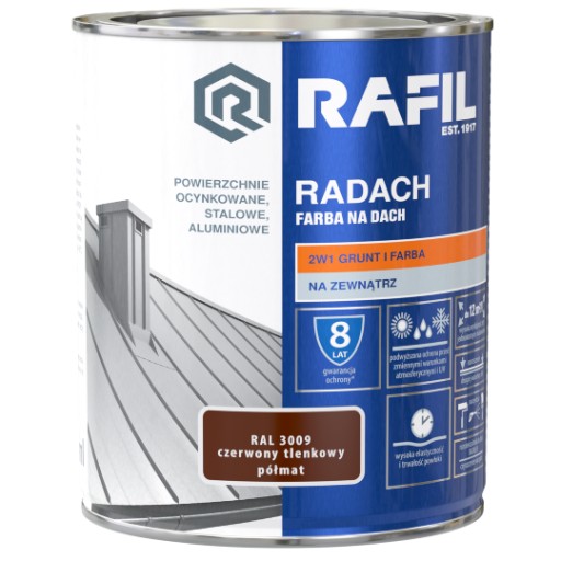 RAFIL RADACH FARBA NA DACH POŁYSK 10L