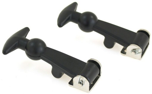 ZAPINKI KLAPY MASKI PRORACING BLACK