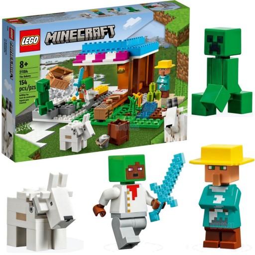 LEGO 21184 MINECRAFT PIEKARZ PIEKARNIA WIOSKA