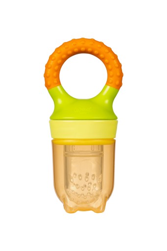 WEE BABY Smoczek do podawania owoców pom.-żół.