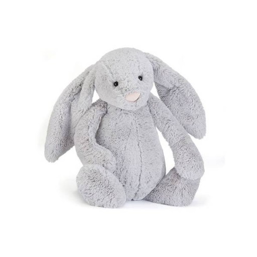 DUŻY WIELKI MIŚ PLUSZOWY KRÓLIK 45cm BEŻ SZARY