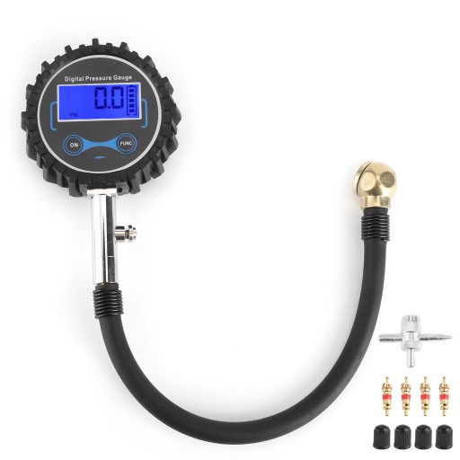 Cyfrowy miernik ciśnienia w oponach 200PSI LCD