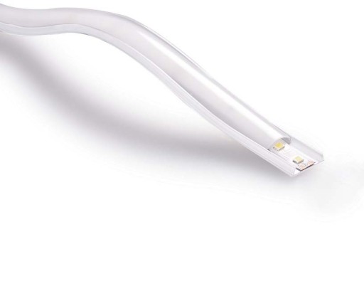 Profil LED ALUMINIOWY ELASTYCZNY + KLOSZ BIAŁY 2M