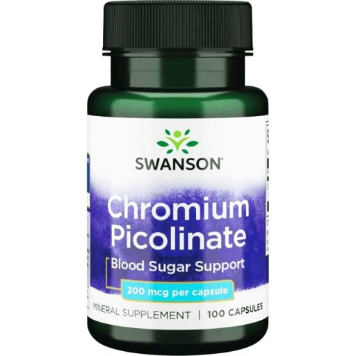 SWANSON CHROM PIKOLINIAN Odchudzanie CHOLESTEROL