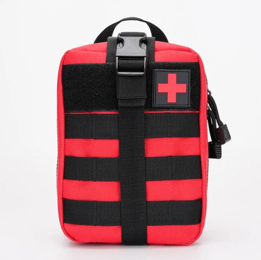 Tactical First Aid Pouch IFAK Patch Portable Bag Molle Hook and Loop