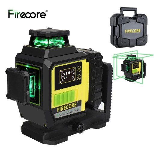 POZIOMCA LASEROWA FIRECORE F95T-3G NOWOŚĆ LCD