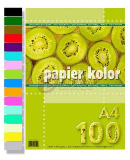 PAPIER KSERO A4/100 JASNORÓŻOWY KRESKA