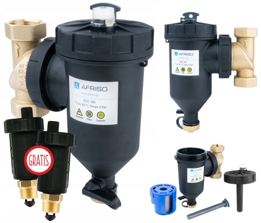 MAGNETYCZNY SEPARATOR ZANIECZYSZCZEŃ AFRISO ADS160