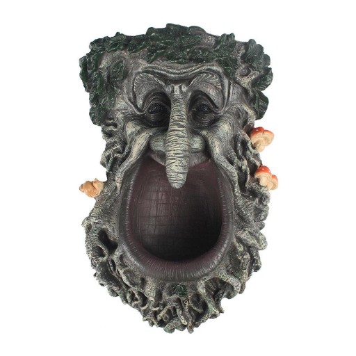 Novelty Tree Face Bird Feeder Sculpture Tree