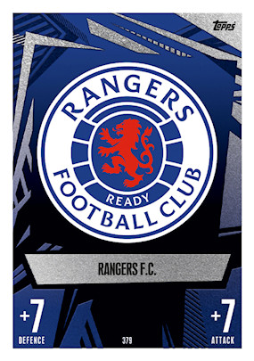 TOPPS_Match Attax UEFA 2023/24_Logo_Rangers FC_379