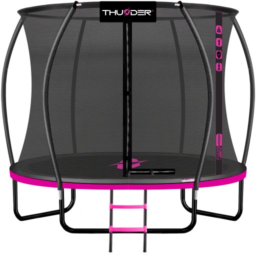 Trampolina Ogrodowa 10ft 305CM duża profesjonalna z siatką wew. Thunder