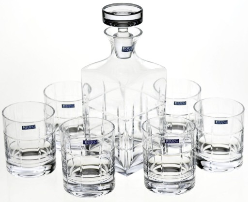 Komplet do whisky karafka + szklanki KROSNO NOBLE