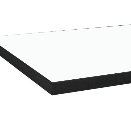 Płyta HPL 10 mm biała/czarny rdzeń - próbka