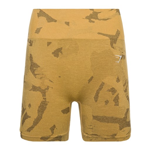 Spodenki treningowe damskie Gymshark Adapt Camo Savanna Seamless indian S