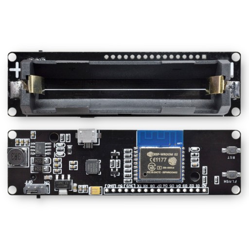 Moduł ESP8266 WEMOS ESP-WROOM-02 z koszykiem 18650 microUSB CP2102 Arduino