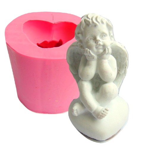FORMA SILIKONOWA ANIOŁ CHERUBIN 3D DO ODLEWÓW