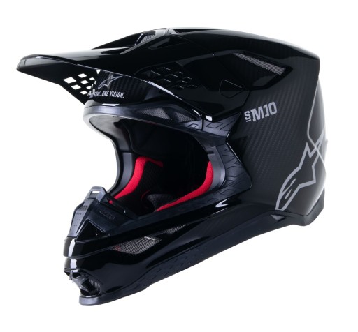 KASK NA CROSSA ATV ALPINESTARS SUPERTECH M10 SOLID CARBON L
