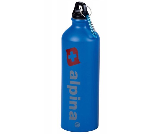 ALPINA Butelka aluminiowa z karabińczykiem 750 ml niebieska