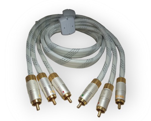 Kabel audio/video 3x RCA Cinch component VIDEO 0,6 m