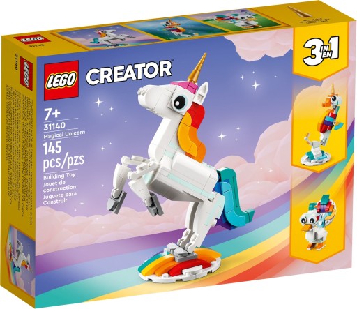 LEGO 31140 CREATOR 3W1 MAGICZNY JEDNOROŻEC