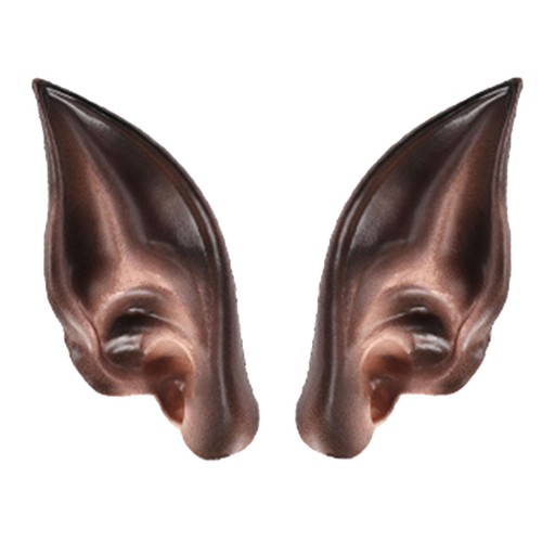 .Elf Ears Halloween Carnival Dress up Costume Black