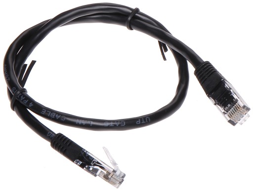 PATCHCORD RJ45/6/0.5-BLACK 0.5 m
