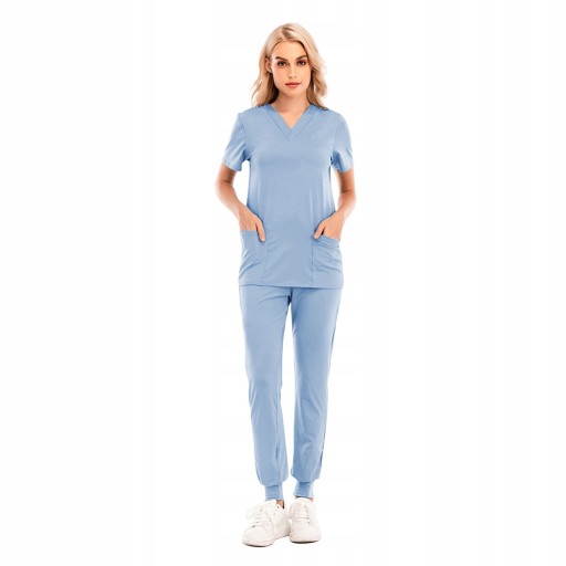 KOMPLET MEDYCZNY KOSZULKA SPODNIE UNIFORM DAMSKIL