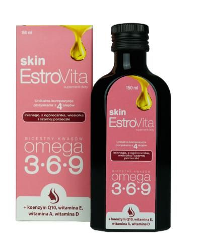 ESTROVITA SKIN KWASY OMEGA 3 6 9 SKÓRA CERA 150 ml
