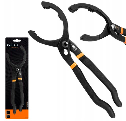 Klucz odgięty szczypcowy do filtrów oleju 116mm 11-240 NEO TOOLS