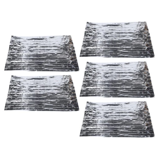 5 Pcs First Aid Blanket Cold Weather Thermal Life-saving Pet Emergency